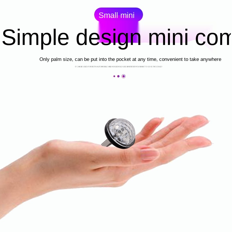 Mini USB LED Atmosphere Ambient Interior Lamp Car Voice Control Atmosphere Light Star Night Light Car Auto Decor Galaxy Lamps