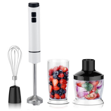 Mini Electric Hand Blender with Metal Leg Hand Immersion Blender with Whisk Attachment