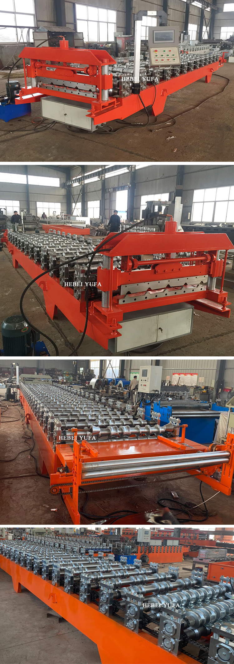 YuFa Brand metal corrugated tile roof panel cold roll forming machine for sale