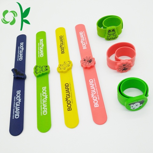 Hight-qualitiy Cartoon Custom Silicone Mosquito Wristbands