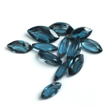 Marquise cut diamond london blue topaz jewelry ring