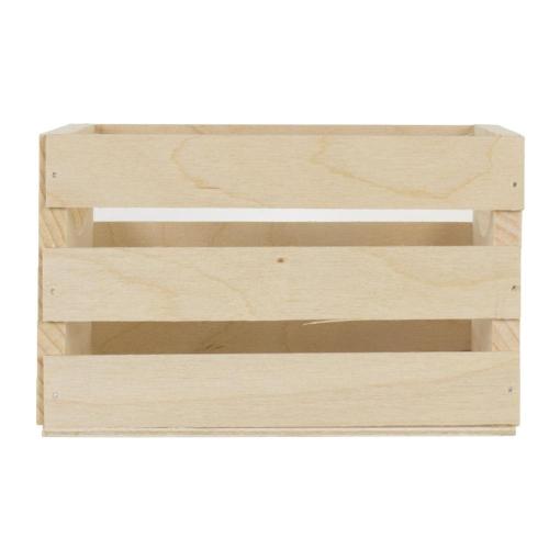 Walnut Hollow W Handles Mini Wooden Crate