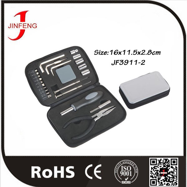 Garage 24pcs Promotion mini novel tool set car repairing trolley box with cheap price