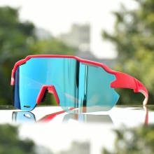 Polarized Half Frame Photochromic Cycling Sunglasses for Mountain Biking