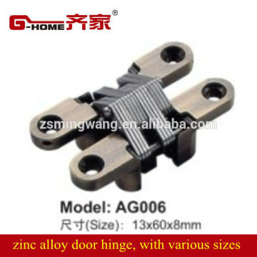 zinc alloy invisible hinges