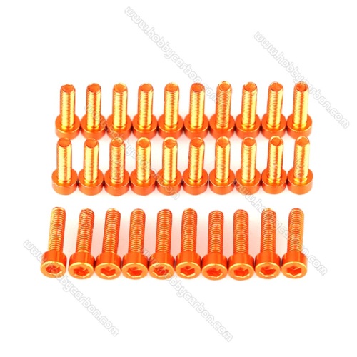 7075 red aluminum button head screw for FPV