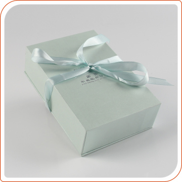 Ribbon tie paper box for comestic perfume packing