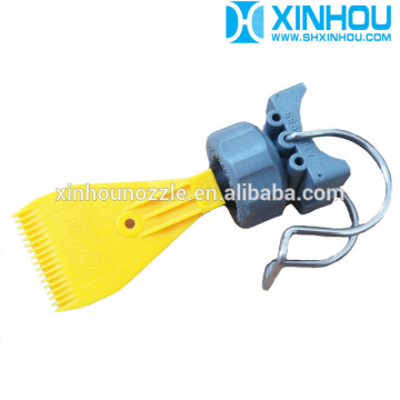 Adjustable ball clip eyelet nozzle with windjet nozzle manufacturer