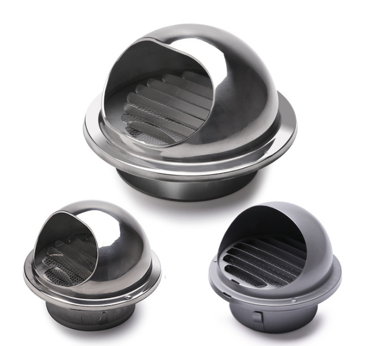 Stainless Steel Round Duct Air Mushroom Vent Cap Diffuser Grill