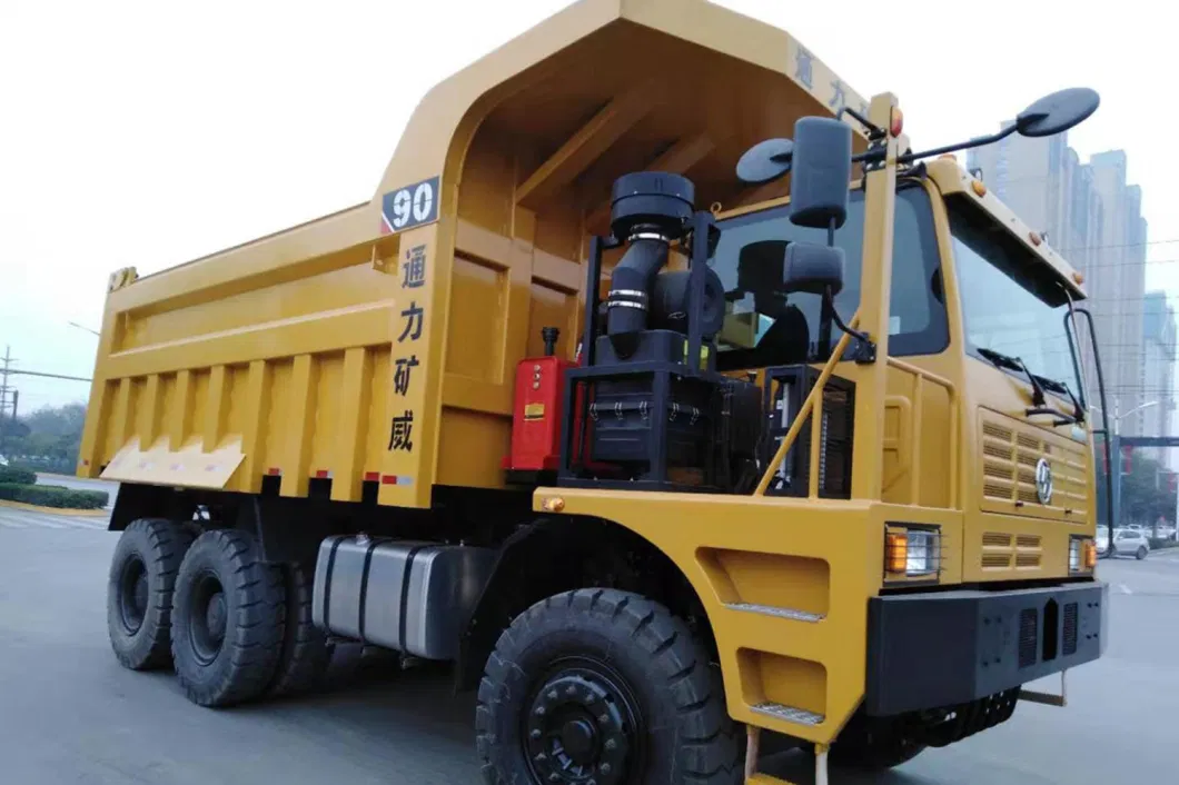 60 80 90 Ton Shacman Tongli Dump Hoist Trucks Site Dumpers Truck for Mining