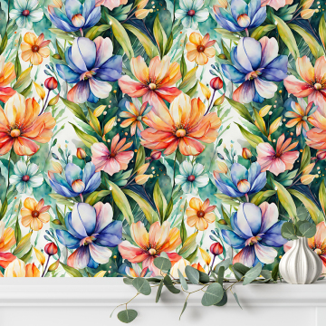 Udk Waterproof PVC Vinyl Wall Papers 3D Modern Design Self-Adhesive Wallpaper for Home Decoration