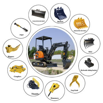 Mini Excavator Backhoe chargeur WZ30-25 avec CE GOST