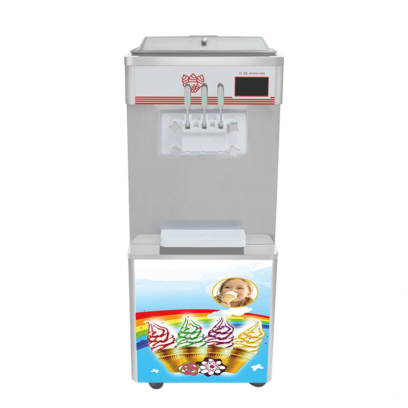 commercial floor model soft serve ice cream machine China Manufacturer