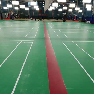 Badminton court pvc sports floor