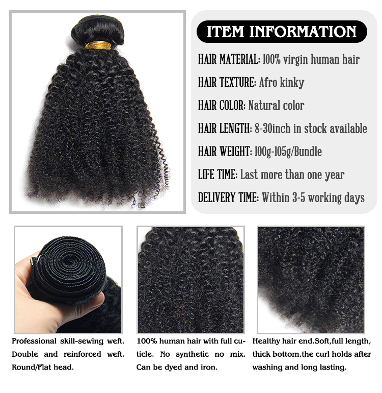 Top quality supplier overseas hair vendors, 10a grade hair, 4c afro curly unprocessed 100 virgin mongolian hair