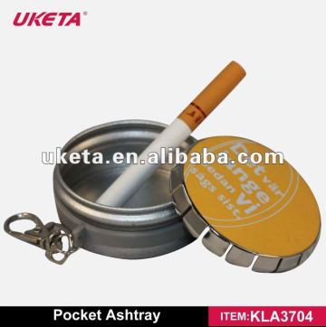 NEW COLORED SMOKELESS PROMOTION GIFT ROUND TIN PORTABLE ASHTRAYS POPULAR PERSONALIZED PORTABLE AUTO POCKET ASHTRAY