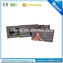 paper cover LCD screen video message card
