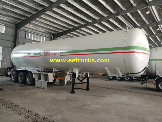 50m3 26ton NH3 Transportation Tanker Trailers