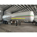 50m3 26ton NH3 Trailers za Usafirishaji wa Tanker