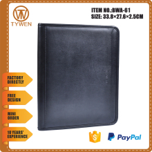 BWA-61 2016 Portfolios, a4 leather portfolio pp expanding file folder made in professional OEM factory