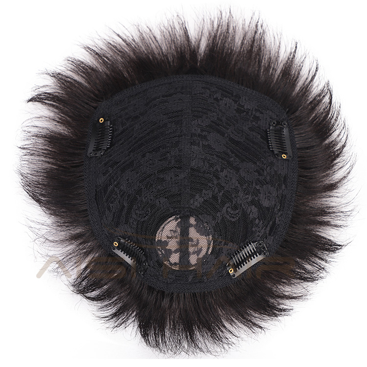 Aisi Hair Toupee Man Wig Hairpieces Lace Head Spin with Clips  Hair Replactment Human Hair Machine Made Toupee for Men