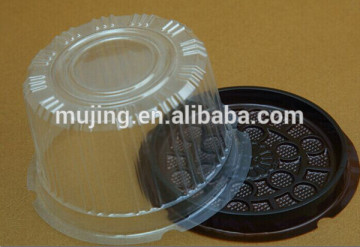 Disposable Plastic Trays And Lids For Cake