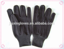 Brown cotton jersey glove
