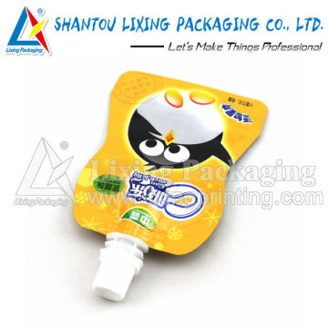 LIXING PACKAGING transparent spout pouch, transparent spout bag, transparent pouch with spout, transparent bag with spout