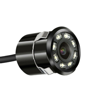 Mini Backup CCD Waterproof 8 LED Lights Car Camera