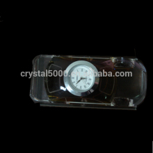 3D crystal car model with clock