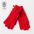 Guantes de mezcla de cachemir para mujer