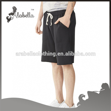 Wholesale gym shorts men's running black shorts