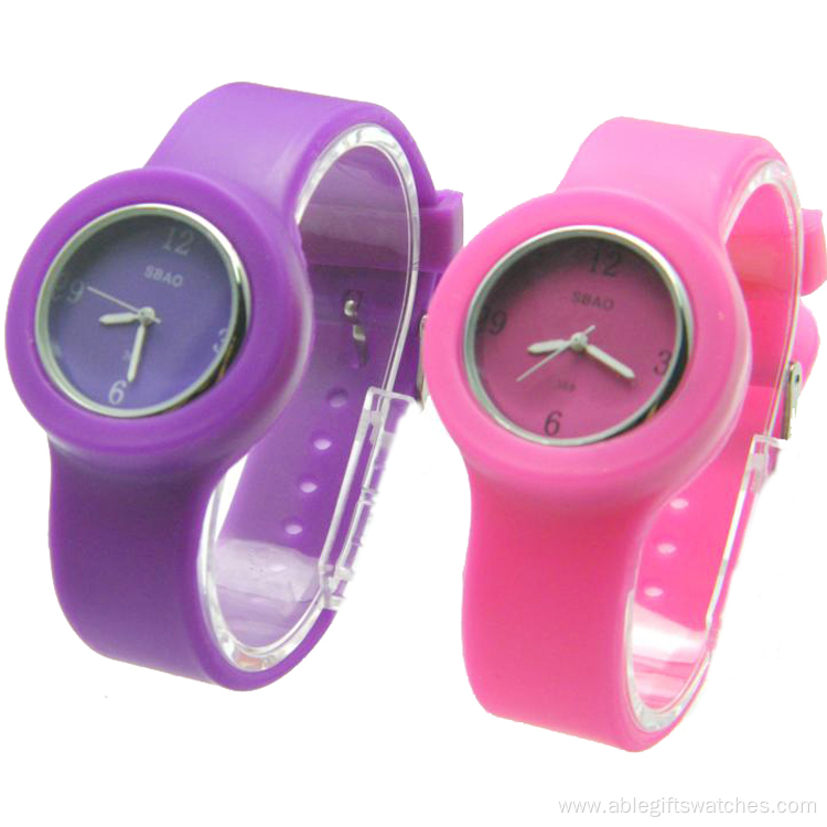 2016 New Popular Child Girls Silicone Strap Quartz Watch