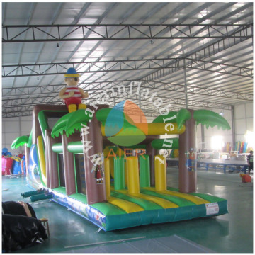 2016 Aier indoor sporting games Inflatable pirate Obstacle for sale