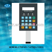 numeric keypad switch membrane panel with 3m adhesive metal dome