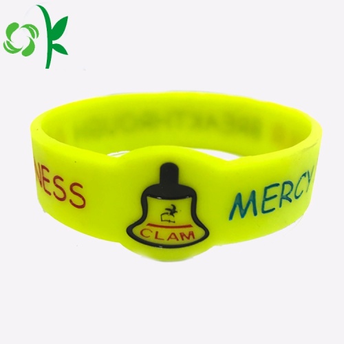 BPA miễn phí cao cấp Silicone Bracelet cho quà tặng khuyến mãi