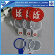pvc magnifying glasses sheet with hand