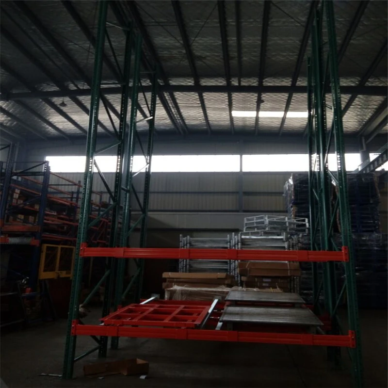 Push Back Drive in Pusher Mobile Racking System for Rack Shelf Shelves