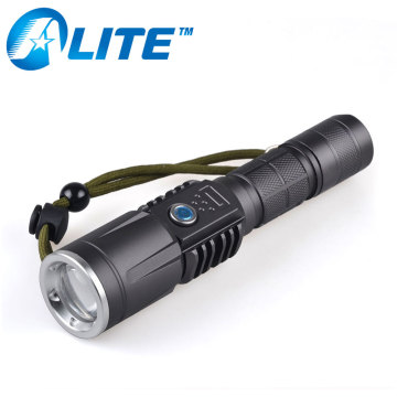 High Power Long Beam Distance Rechargable Torch