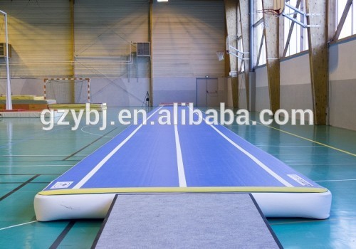 YBJ inflatable air track mat/inflatable air track factory/air track for gym