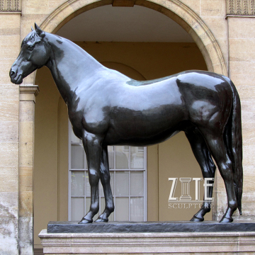 Large Outdoor Garden Retail standing life size brass horse statue sculptures