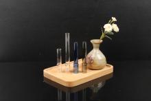 Modern double glass hookah pipe