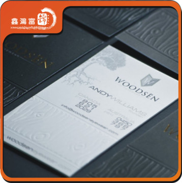Black 16pt Laminated silk busines card