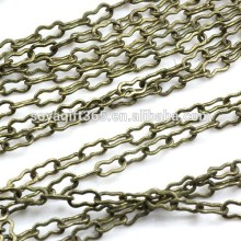 2x3mm Antique Bronze Plated Gourd Chain Copper Link Cable Chain