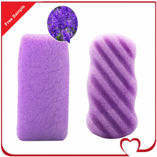 Herbal Bath Sponge Lavender Series Natural Konjac Body Sponge