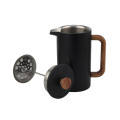 French Press Coffee Maker with Wood Handle