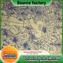 Zoo Pattern Cotton Poplin Tote Bag