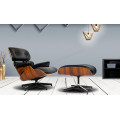 Aniline Leather Eames Loungesessel und Ottomane Replica
