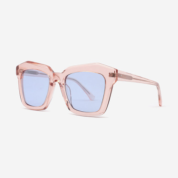 Bold Square Acetate Female Sunglasses