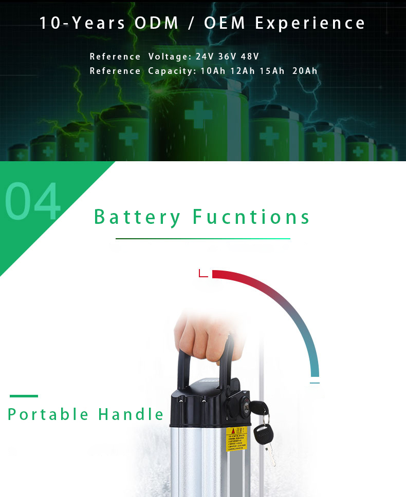 48 v battery e-bike 12Ah 18Ah Lithium Battery Pack for 500W 750W 1000W Electric Bicycle